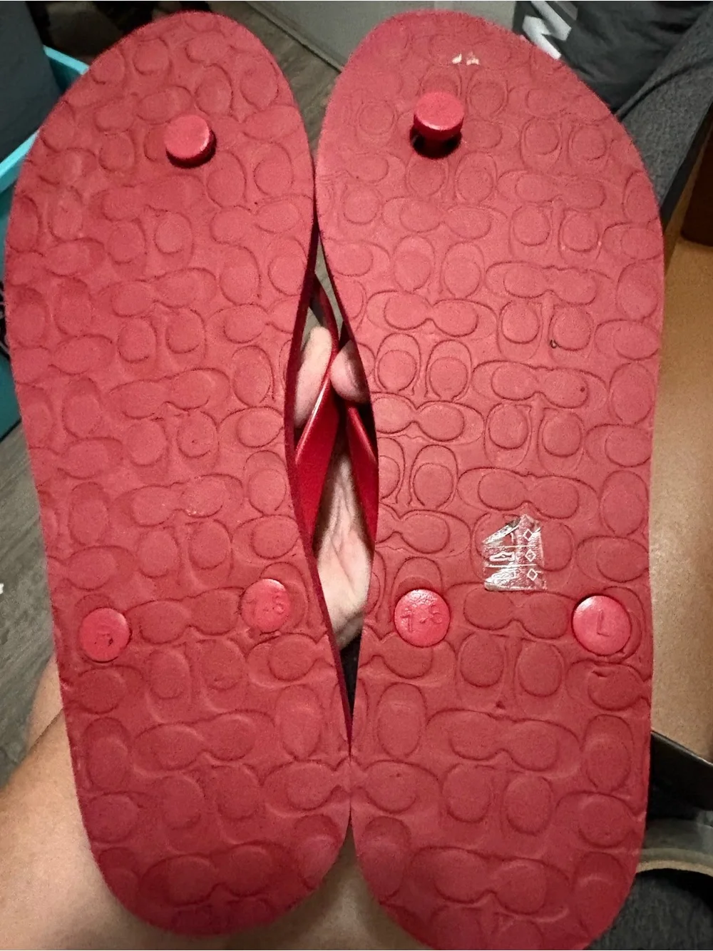 Red Women's Flip Flops